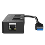 ORICO HR01-U3 ABS 3포트 USB3.0 허브 스플리터 외장 RJ45 기가비트 이더넷 네트워크 카드 5Gbps 노트북/데스크탑/울트라북용