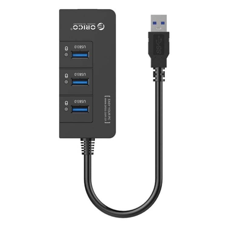 ORICO HR01-U3 ABS 3포트 USB3.0 허브 스플리터 외장 RJ45 기가비트 이더넷 네트워크 카드 5Gbps 노트북/데스크탑/울트라북용
