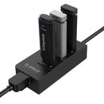 ORICO HR01-U3 ABS 3포트 USB3.0 허브 스플리터 외장 RJ45 기가비트 이더넷 네트워크 카드 5Gbps 노트북/데스크탑/울트라북용