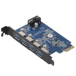 ORICO PVU3-4P 4포트 USB3.0 PCI 익스프레스 카드 데스크탑용, 4포트 USB3.0