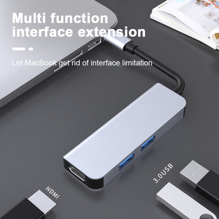 2011N 3-in-1 USB 3.0 x2 + HDMI 다기능 타입-C / USB-C 허브 도킹 스테이션, 2011N USB 3.0 x2 + HDMI