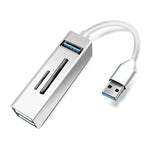 15101 5-in-1 USB3.0 to 3 x USB + SD / TF 카드 리더 허브 어댑터, USB3.0