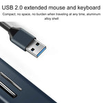 15101 5-in-1 USB3.0 to 3 x USB + SD / TF 카드 리더 허브 어댑터, USB3.0