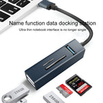 15101 5-in-1 USB3.0 to 3 x USB + SD / TF 카드 리더 허브 어댑터, USB3.0