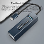 15101 5-in-1 USB3.0 to 3 x USB + SD / TF 카드 리더 허브 어댑터, USB3.0