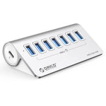ORICO M3U7 알루미늄 합금 7포트 USB 3.2 Gen1 5Gbps 허브 1m 케이블 포함, M3U7 1m