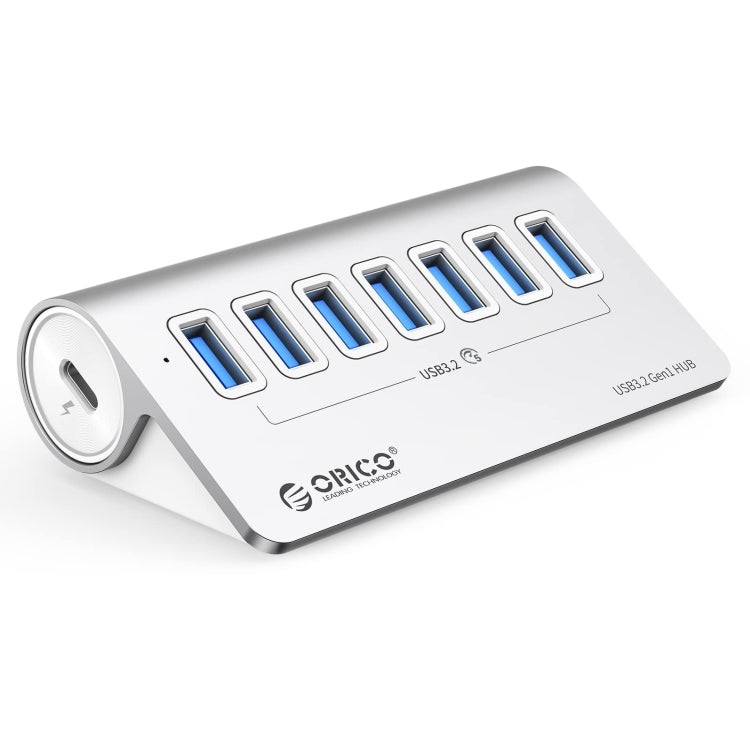 ORICO M3U7 알루미늄 합금 7포트 USB 3.2 Gen1 5Gbps 허브 1m 케이블 포함, M3U7 1m