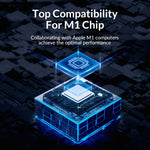 ORICO M3U7 알루미늄 합금 7포트 USB 3.2 Gen1 5Gbps 허브 1m 케이블 포함, M3U7 1m