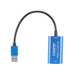 CJK0266 USB3.0 수컷 to HDMI 암컷 오디오 비디오 캡처 카드, USB3.0 to HDMI