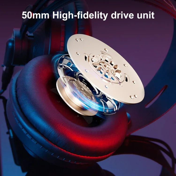 Yanmai D68 녹음 모니터 헤드폰, D68(블랙 골드)