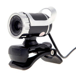 A859 480픽셀 HD 360도 웹캠 USB 2.0 PC 카메라 소음 흡수 마이크 포함 컴퓨터 PC 노트북용, 케이블 길이: 1.4m