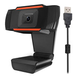 A870 480P 픽셀 HD 360도 웹캠 USB 2.0 PC 카메라 마이크 포함 스카이프용 컴퓨터 PC 노트북용, 케이블 길이: 1.4m, A870 (오렌지), A870 (블랙)