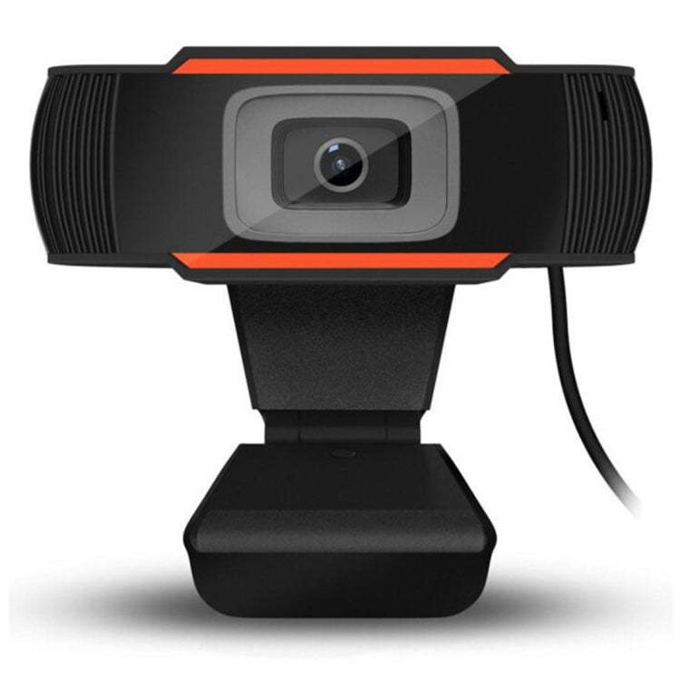 A870 480P 픽셀 HD 360도 웹캠 USB 2.0 PC 카메라 마이크 포함 스카이프용 컴퓨터 PC 노트북용, 케이블 길이: 1.4m, A870 (오렌지), A870 (블랙)