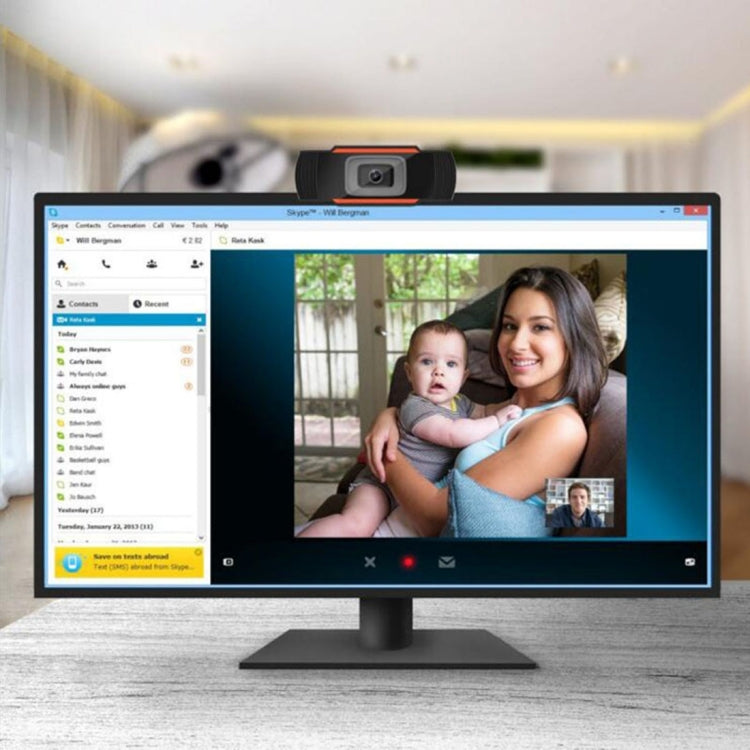 A870 480P 픽셀 HD 360도 웹캠 USB 2.0 PC 카메라 마이크 포함 스카이프용 컴퓨터 PC 노트북용, 케이블 길이: 1.4m, A870 (오렌지), A870 (블랙)