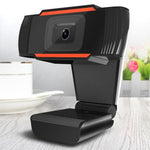 A870 480P 픽셀 HD 360도 웹캠 USB 2.0 PC 카메라 마이크 포함 스카이프용 컴퓨터 PC 노트북용, 케이블 길이: 1.4m, A870 (오렌지), A870 (블랙)