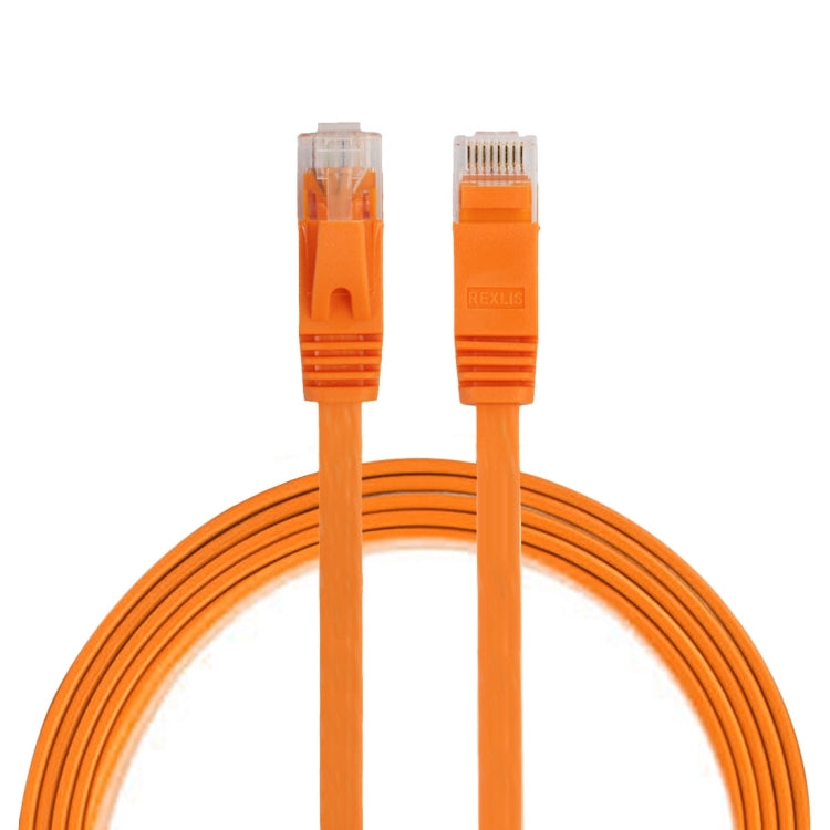 1m CAT6 초박형 평면 이더넷 네트워크 LAN 케이블, 패치 리드 RJ45, 길이: 1m