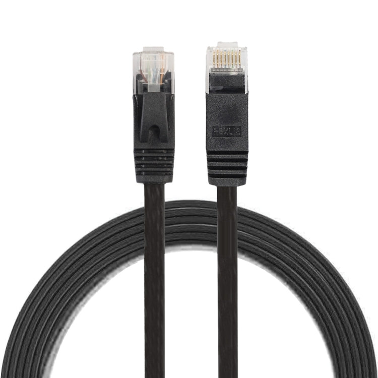 1.8m CAT6 초박형 평면 이더넷 네트워크 LAN 케이블, 패치 리드 RJ45, 길이: 1.8m