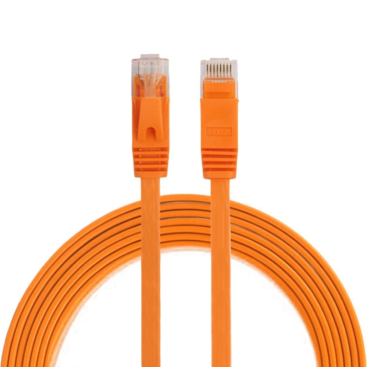 2m CAT6 초박형 평면 이더넷 네트워크 LAN 케이블, 패치 리드 RJ45, 길이: 2m