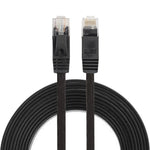 3m CAT6 초박형 평면 이더넷 네트워크 LAN 케이블, 패치 리드 RJ45, 길이: 3m