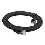 3m CAT6 초박형 평면 이더넷 네트워크 LAN 케이블, 패치 리드 RJ45, 길이: 3m
