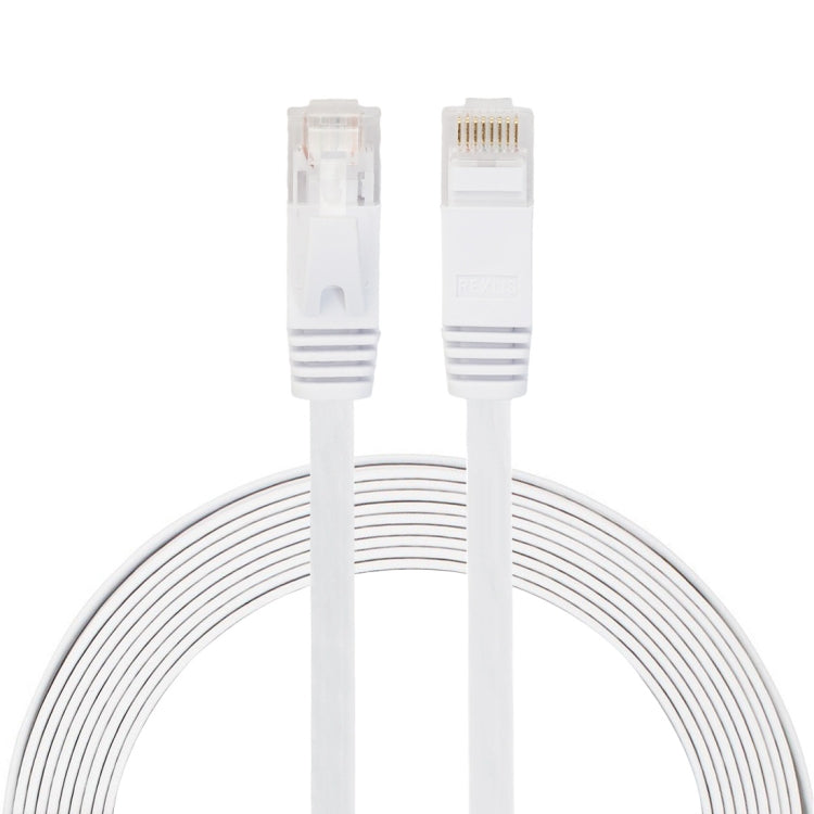 3m CAT6 초박형 평면 이더넷 네트워크 LAN 케이블, 패치 리드 RJ45, 길이: 3m