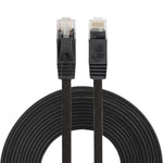 5m CAT6 초박형 평면 이더넷 네트워크 LAN 케이블, 패치 리드 RJ45, 길이: 5m