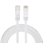 5m CAT6 초박형 평면 이더넷 네트워크 LAN 케이블, 패치 리드 RJ45, 길이: 5m
