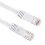 15m CAT6 초박형 평면 이더넷 네트워크 LAN 케이블, 패치 리드 RJ45, 길이: 15m