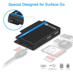 ROCKETEK RT-SGO737 2 USB 3.0 + 마이크로 USB 인터페이스 허브, 마이크로소프트 서피스 고용, 2 TF 카드 및 SD 카드 슬롯 포함, RT-SGO737
