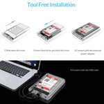ORICO 3139U3 3.5인치 SATA HDD USB 3.0 마이크로 B 외장 하드 드라이브 케이스, USB 3.0 (3.5인치)