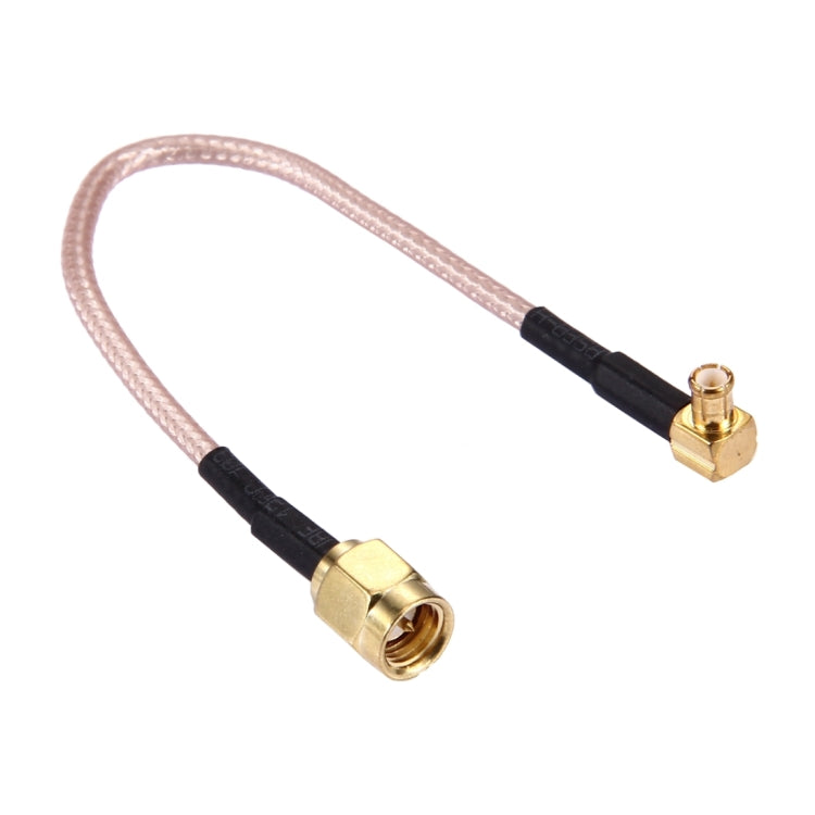 15cm SMA 수형에서 MCX 수형 90도 엘보 RG316 케이블, SMA 수형에서 MCX 수형