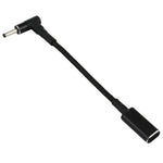 PD 100W 18.5-20V 3.0 x 1.0mm 엘보에서 USB-C / 타입-C 어댑터 나일론 브레이드 케이블, 3.0 x 1.0mm