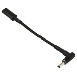 PD 100W 18.5-20V 4.0 x 1.35mm 엘보에서 USB-C / 타입-C 어댑터 나일론 브레이드 케이블, 4.0 x 1.35mm