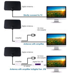 AN-1002 5dBi/25dBi 실내용 HDTV 안테나 흡착판 포함, VHF170-230/UHF470-862MHz, AN-1002