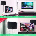 AN-1002 5dBi/25dBi 실내용 HDTV 안테나 흡착판 포함, VHF170-230/UHF470-862MHz, AN-1002