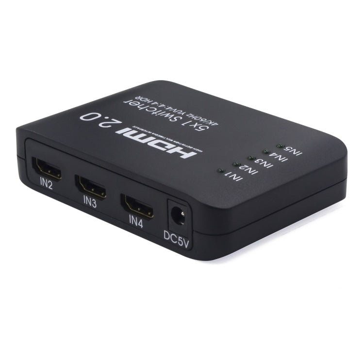 AYS-51V20 HDMI 2.0 5x1 4K 울트라 HD 스위치 스플리터, 5x1 4K