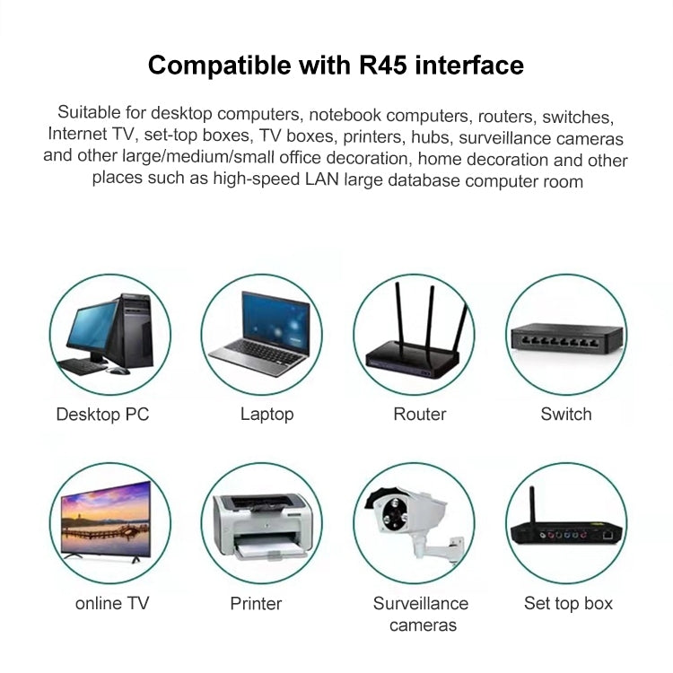 10개 Cat6e 쉴드 없는 패스 스루 RJ45 커넥터 모듈러 플러그, Cat6e 쉴드 없는 패스