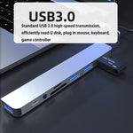 BYL-2218TU 8-in-1 USB + USB-C / 타입-C to USB 다기능 도킹 스테이션 허브 어댑터, BYL-2218TU