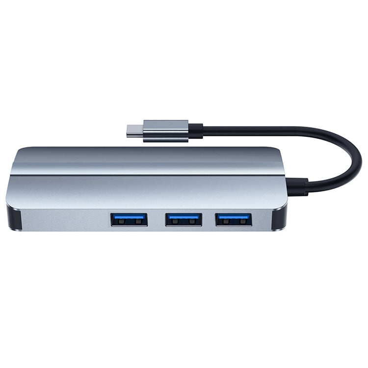BYL-2209 6-in-1 USB-C / Type-C to USB 다기능 도킹 스테이션 허브 어댑터, BYL-2209