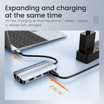 BYL-2206 9-in-1 USB-C / Type-C to USB 다기능 도킹 스테이션 허브 어댑터, BYL-2206