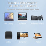 BYL-2302 5-in-1 USB-C / Type-C to USB 다기능 도킹 스테이션 허브 어댑터 1000M 네트워크 포트 포함, BYL-2302
