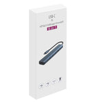 BYL-2210 6-in-1 USB-C / Type-C to USB 다기능 도킹 스테이션 허브 어댑터 1000M 네트워크 포트 포함, BYL-2210