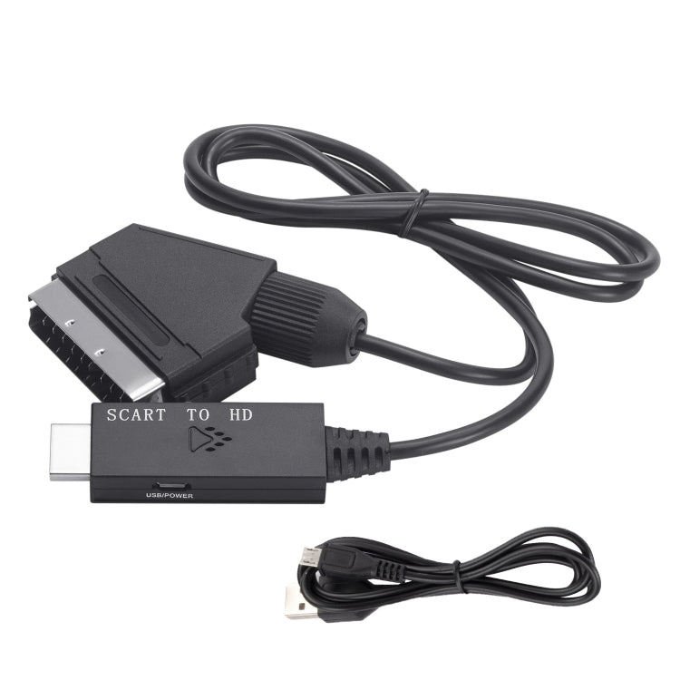 Scart에서 HDMI 호환 변환기 비디오 오디오 어댑터 케이블, Scart에서 HDMI로
