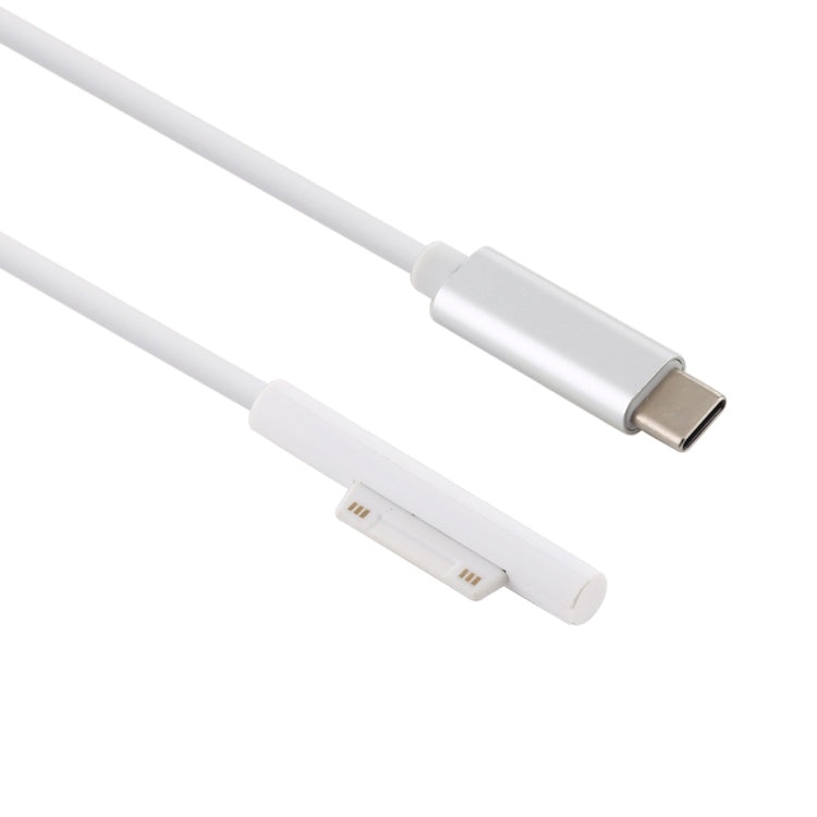 서피스 프로 7 / 6 / 5용 USB-C / 타입-C 수컷 인터페이스 전원 어댑터 충전 케이블, 마이크로소프트 서피스 프로 7 / 6 / 5 / 4 / 3 / 서피스 고용, 타입-C에서 마이크로소프트 서피스로
