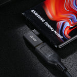 타입-C / USB-C 암컷에서 USB 3.0 수컷 90도 엘보 헤드 알루미늄 합금 어댑터, 타입-C 암컷에서 USB 3.0 수컷으로