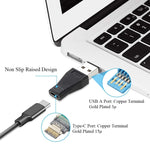 USB 3.0 수컷 to USB-C / 타입-C 3.1 암컷 커넥터 어댑터, AM to USB 타입-C