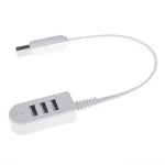 30cm TPE USB A to 3 USB 포트 암컷 허브 어댑터