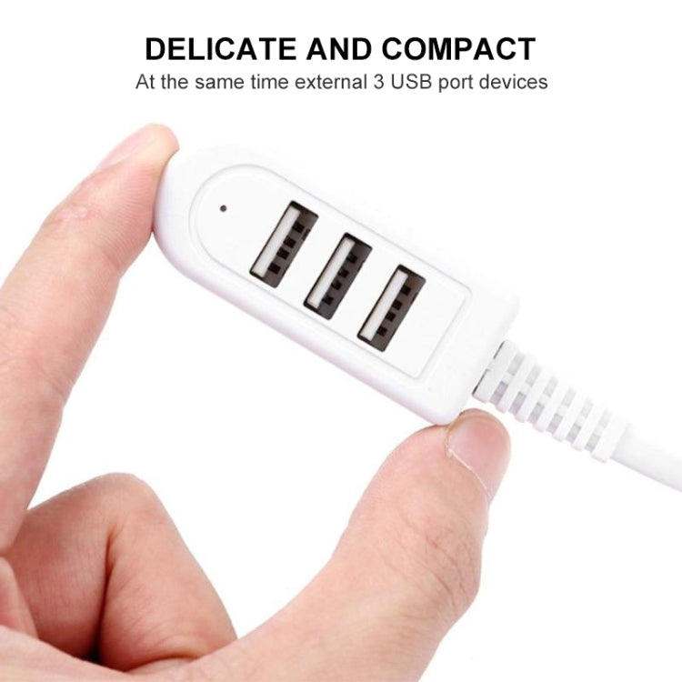 30cm TPE USB A to 3 USB 포트 암컷 허브 어댑터
