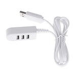 1.2m TPE USB A to 3 USB 포트 암컷 허브 어댑터