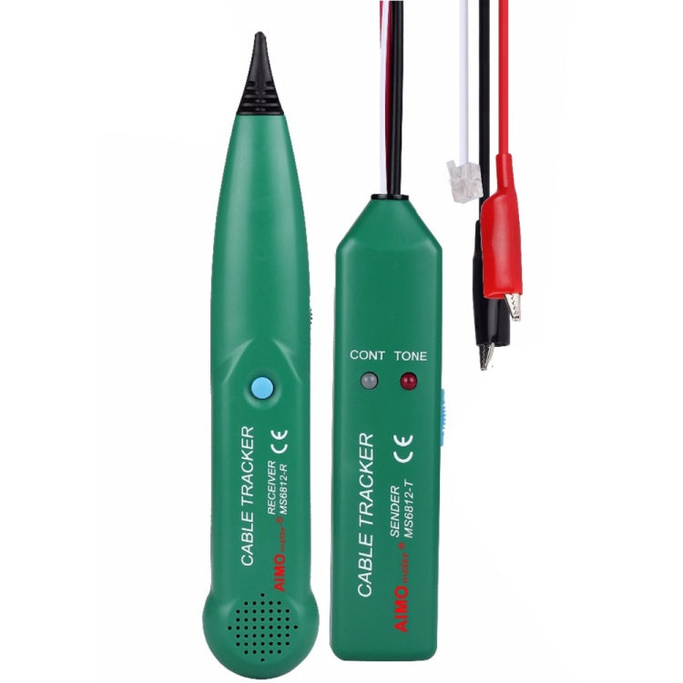 BSIDE MS6812 RJ11 & RJ45 전화선 케이블 추적기, 송신기 및 수신기 포함, MS6812